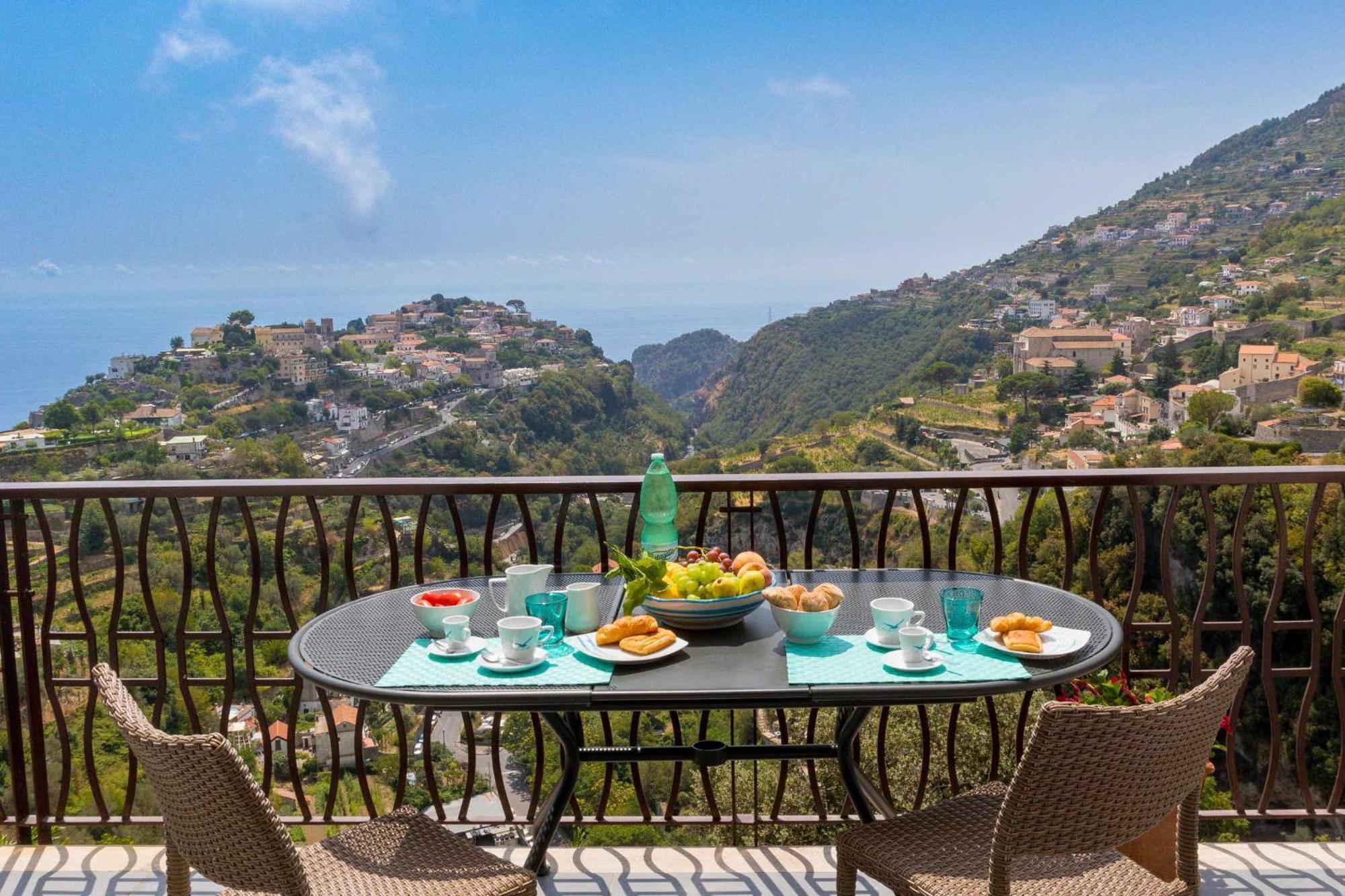 Colpo Dali Amazing View In Ravello Villa Exterior photo